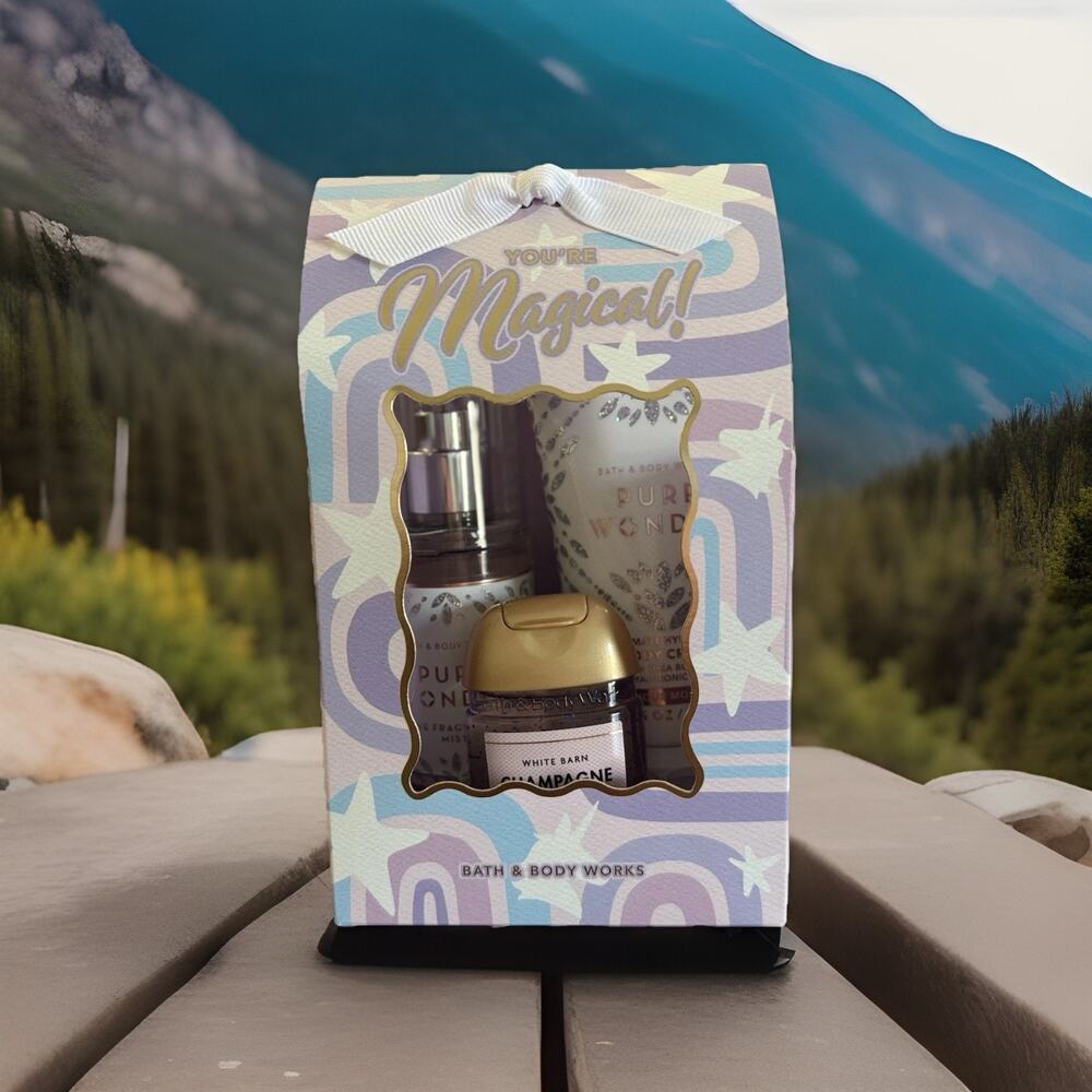 Bath & Body Works Pure Wonder Mini Travel Gift Set